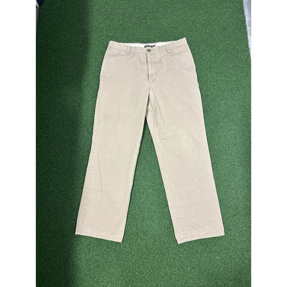 Dockers D2 Khaki Pants Mens Size 33x32 Chino Straight Leg 100% Cotton - Picture 1 of 8
